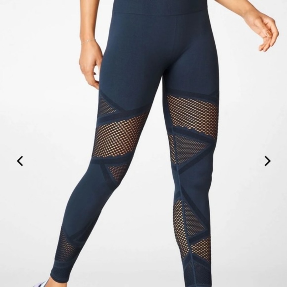 Fabletics Mosaic High-Waisted 7/8 Leggings SzXL